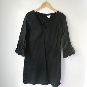 J Crew Cotton Black Dress